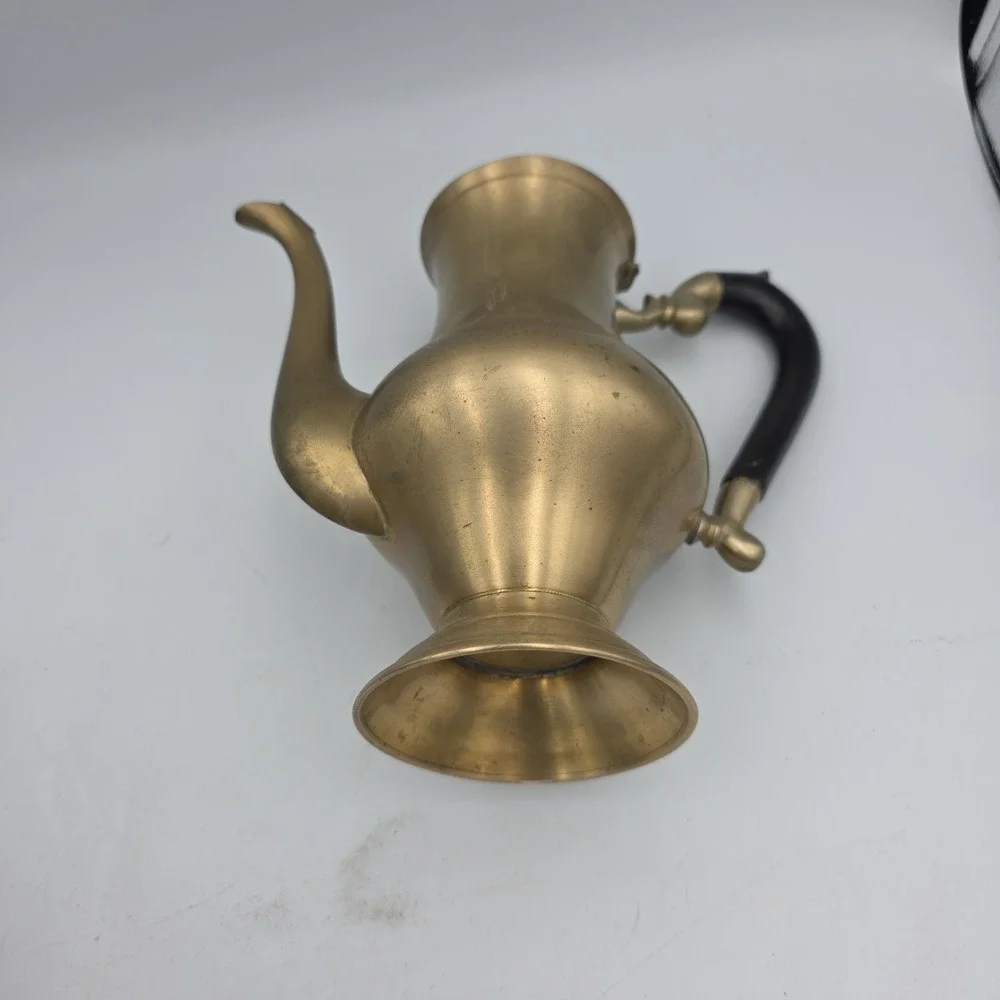 Vintage Ornate Solid Brass Etched Pitcher Made in India Lot Of 3
